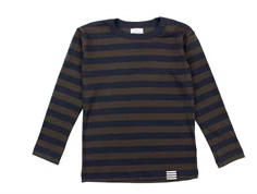 Mads Nørgaard t-shirt Tobino black coffee/sky captain